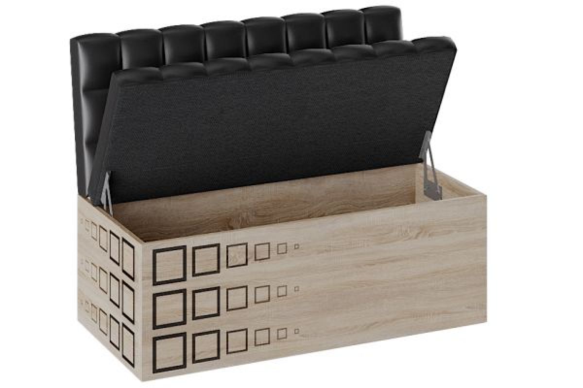 Скамья прямая ДЕНВЕР Дуб Сонома/Коричневый | фото 2