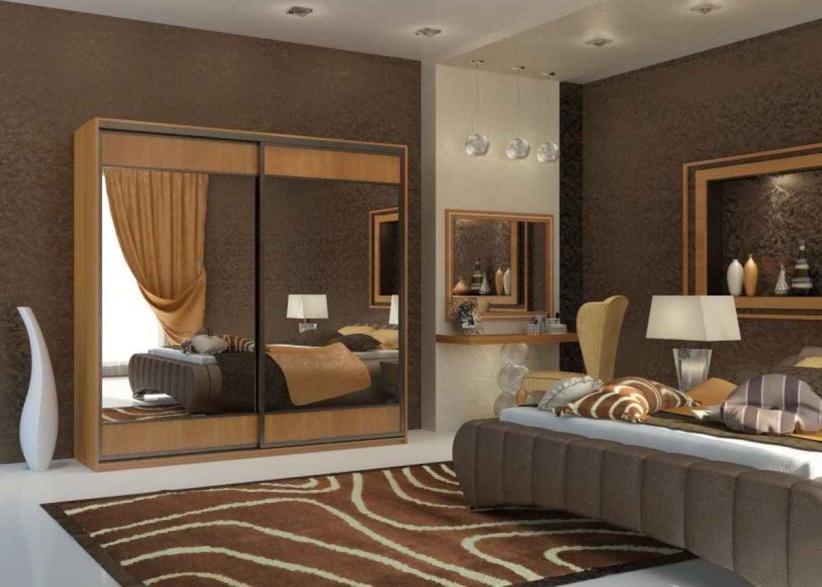 Шкаф-купе Юлия 2000 ЛДСП/Зеркало/ЛДСП (ЛДСП 1 кат.) | фото 7