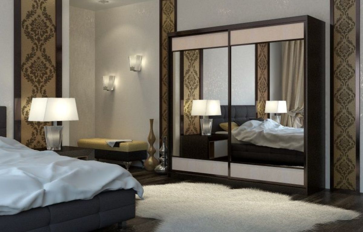 Шкаф-купе Юлия 2200 ЛДСП/Зеркало/ЛДСП (ЛДСП 1 кат.) | фото 4