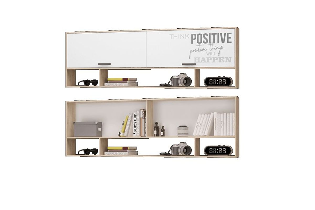 Подростковая «Джуниор» (модульная) Дуб сонома/белый | фото 4