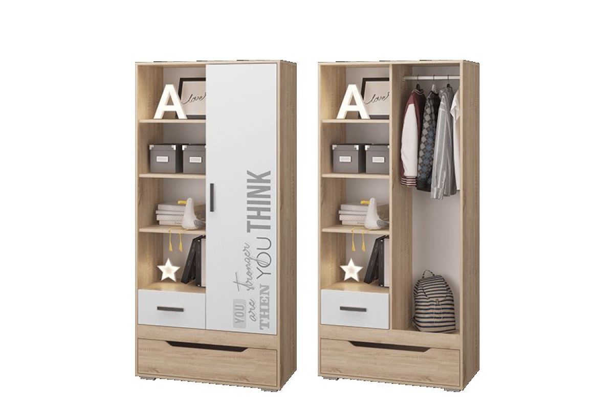 Подростковая «Джуниор» (модульная) Дуб сонома/белый | фото 7