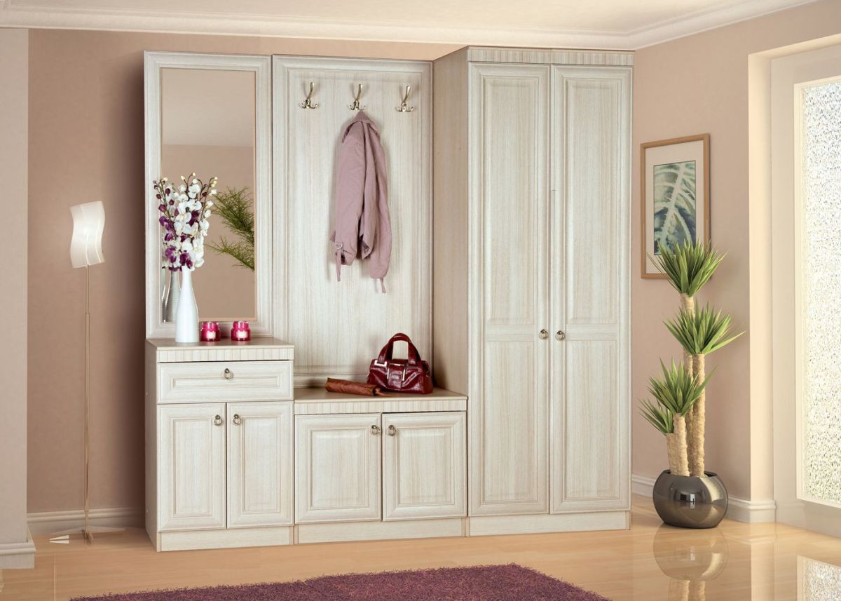 Прихожая Инна (модульная) Денвер светлый | фото 3